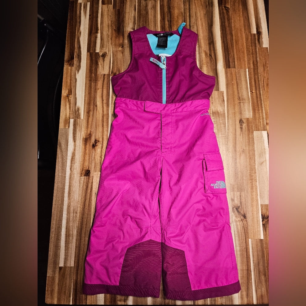 The North Face Pink and Purple Snowsuit